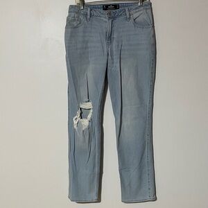 Hollister Light Blue Straight Leg Jeans